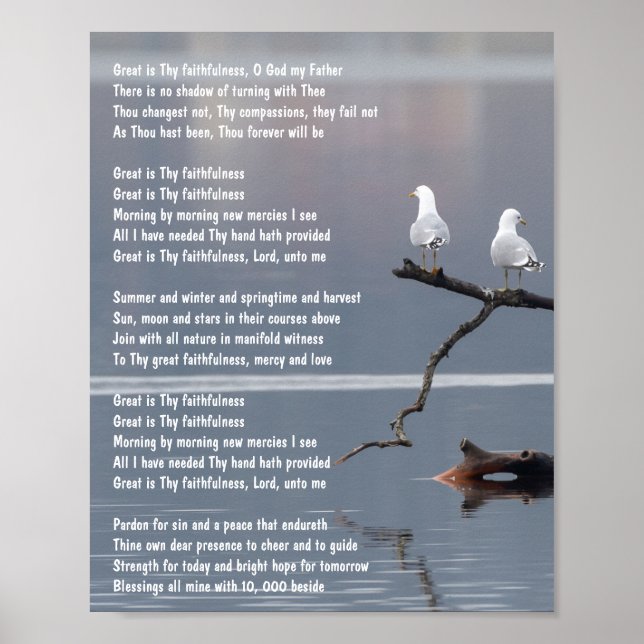 Poster Excelente é a sua fé Igreja cristã (Frente)