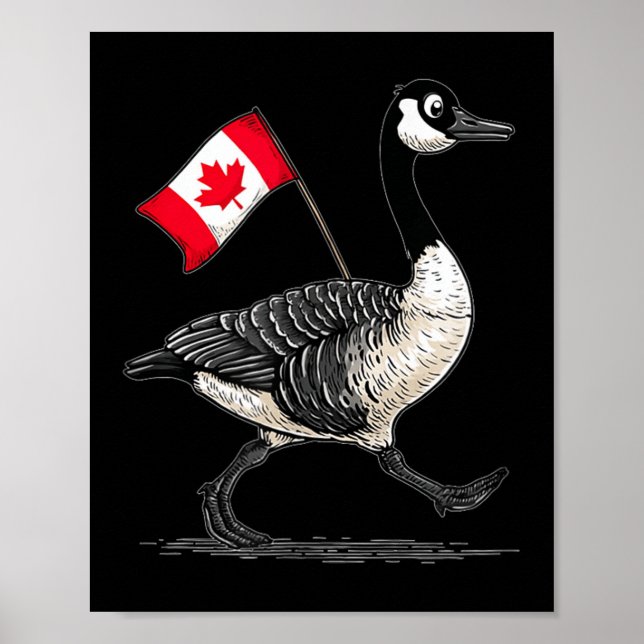 Poster Excelente Goose Animal Costume Para Amantes Do Can (Frente)