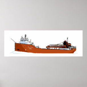 Poster Excelente Lagos Freighter Herbert C. Jackson
