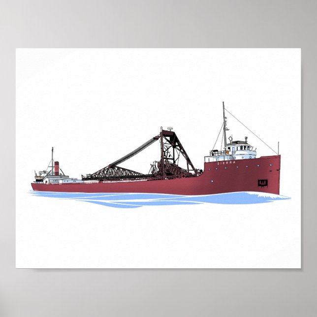 Poster Excelente Lagos Freighter Sierra Autodescarregador (Frente)