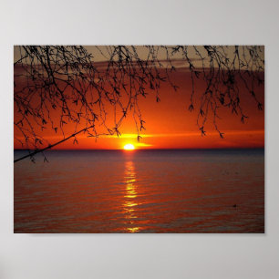 Pôster Excelente Lagos Sunset por Bobby Mikul