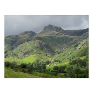 Pôster Excelente Langdale Valley, Lake District, Inglater