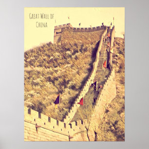 Poster Excelente Muro da China