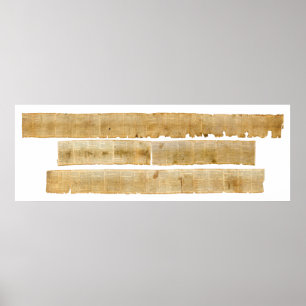 Pôster EXCELENTE ORIGINAL Isaiah Scroll Morto Sea Scrolls