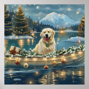Poster Excelente Pirenéus Natal Viagem Festiva