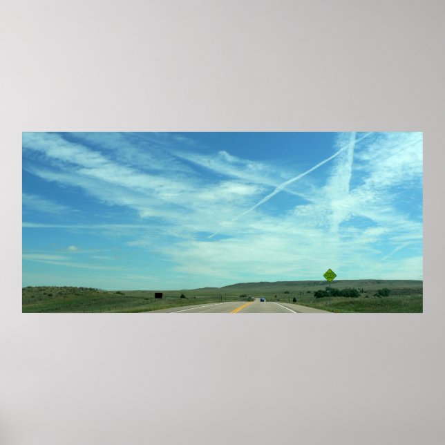 Poster Excelente Plains Road, Colorado (Frente)