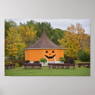 Poster Excelente Pumpkin Gazebo, Newport, Vermont