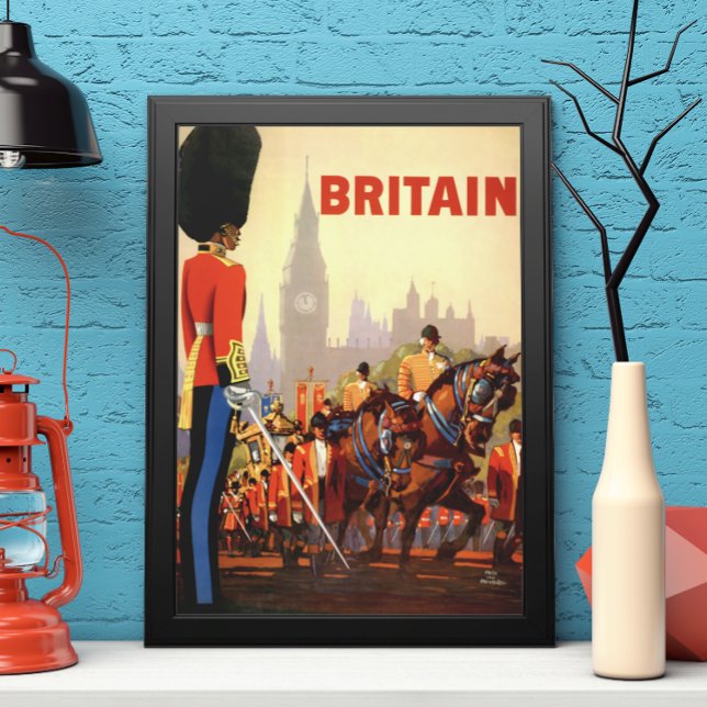 Poster Excelente Real Britânica da Guarda de Vintage King (Criador carregado)