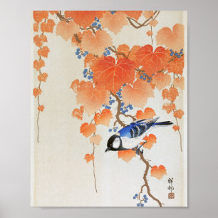 Poster Excelente teta no ramo de paulownia
