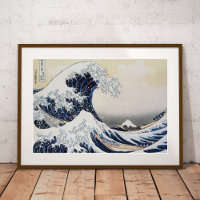 Excelente Wave de Kanagawa Hokusai