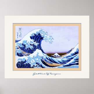 Poster Excelente Wave Off Kanagawa