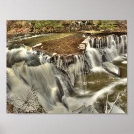 Pôster Excelentes em Tinker Creek em Winter, Ohio