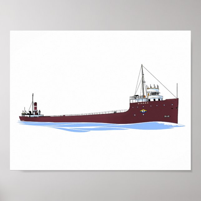 Poster Excelentes Lagos Freighter Sierra (Tomlinson) (Frente)