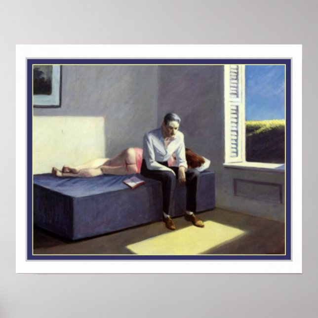 Poster Excursão à Filosofia por Edward Hopper (Frente)