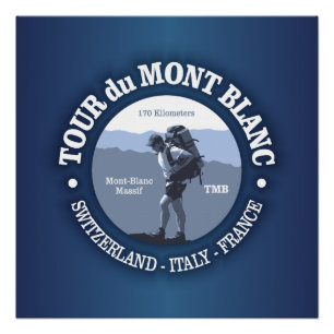 Pôster Excursão du Mont Blanc