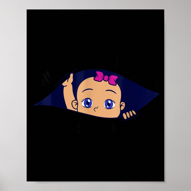 Poster Excuse Me Is It April Yet Pregnancy Girl Announcem (Frente)