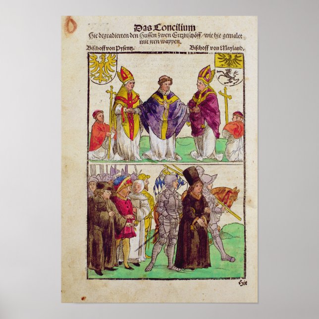 Pôster Execução de Jan Hus (Frente)