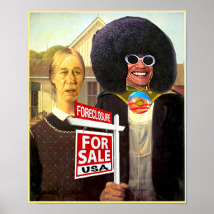 Poster Execução duma hipoteca do irmão do débito