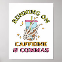 Executando em Caffeine e Commas | Professor Inglês