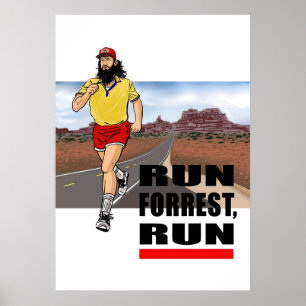 Poster Executar execução do Forrest