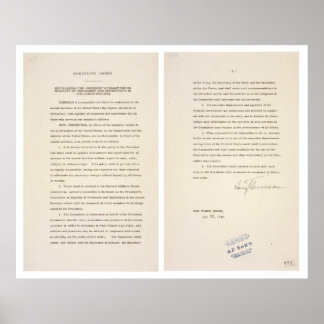 Poster Executive Order 9981 Desegregation of Armed Forces