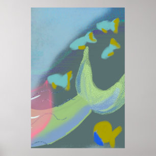 Poster Exemplo substituível de imagem personalizada DIY