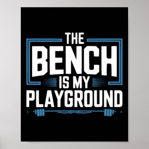 Poster Exercício Bench de Imprensa Exercício de Construçã