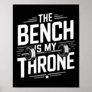 Poster Exercício Bench de Imprensa Exercício de Construçã