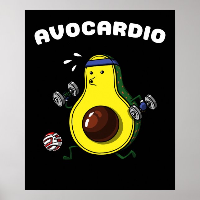 Poster Exercício de avaliação de cardio de Malhação Avoca (Frente)
