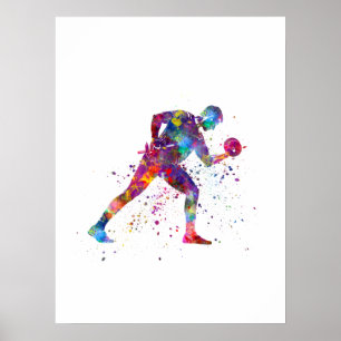 Poster exercício de ginástica