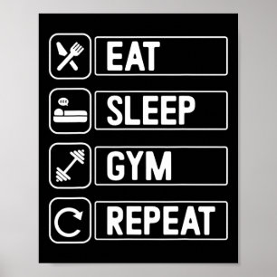 Poster Exercício de ginástica