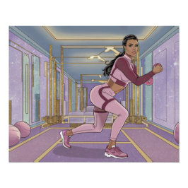 Pôster Exercício de Mulher Giva Luxe