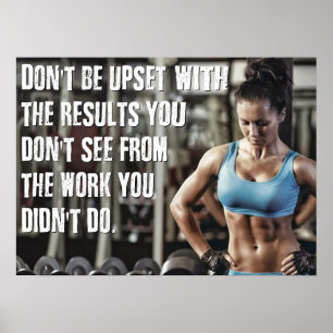 Pôster Exercício inspirador