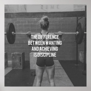 Pôster Exercício inspirador