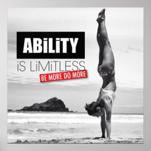 Pôster Exercício inspirador