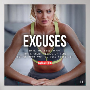 Pôster Exercício inspirador