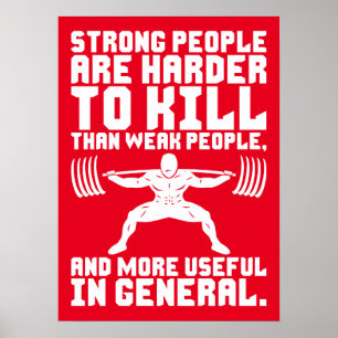 Pôster Exercício inspirador