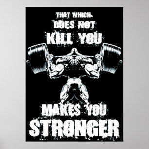 Pôster Exercício inspirador