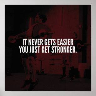 Pôster Exercício inspirador