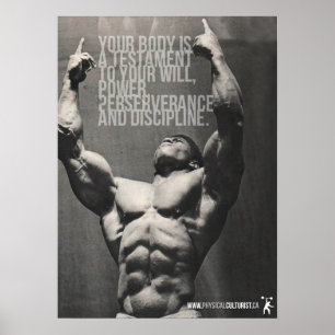 Poster Exercício inspirador