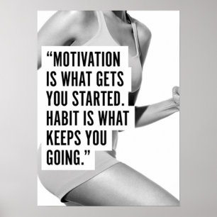 Poster Exercício inspirador