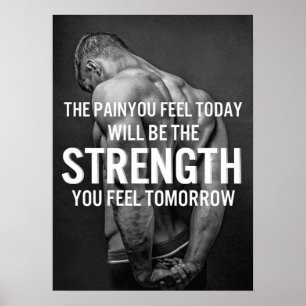 Pôster Exercício inspirador