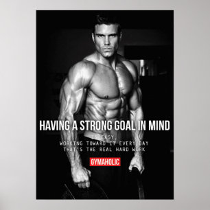 Pôster Exercício inspirador