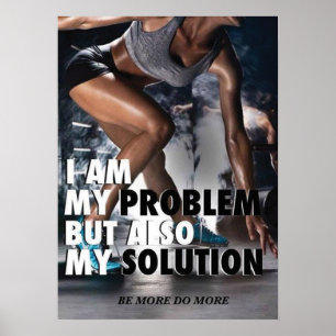Pôster Exercício inspirador