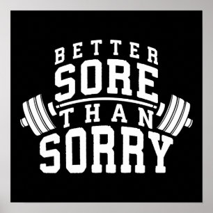 Pôster Exercício inspirador