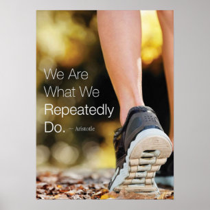 Pôster Exercício inspirador