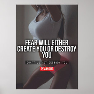 Pôster Exercício inspirador