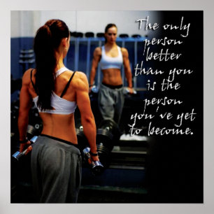 Pôster Exercício inspirador