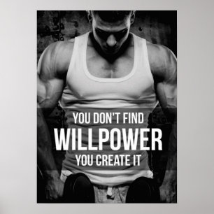 Poster Exercício inspirador