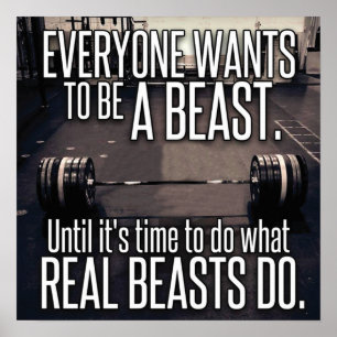 Pôster Exercício inspirador